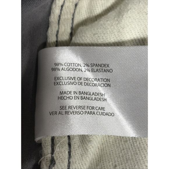 Gap Men's Soft Cotton 7" Inseam Pockets Pull On Gray Shorts - Size Large - Picture 5 of 6